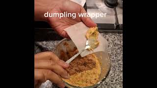 Pangsit gorengdeep fry dimpling easy to make it fingerfood daylicookeasyrecipe shortvideo [upl. by Naginnarb671]