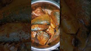 Bangda fish fry trending cooking food satisfying indianfood [upl. by Adlei2]