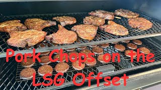 Pork Chops on the Lone Star Grillz Offset Smoker [upl. by Sawyer]