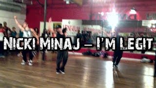 Nicki Minaj ft Ciara  Im Legit  Footage from Nika Kljuns Class  RAW AND UNCUT SERIES [upl. by Clyte]