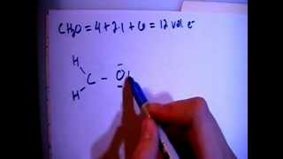 Methanal or Formaldehyde CH2O Lewis Dot Structure [upl. by Ssidnac]