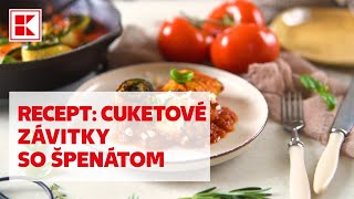 Recept Cuketové závitky so špenátom v paradajkovej omáčke  Kaufland [upl. by Otrevogir]