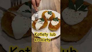 Kotlety ziemniaczane z pieczarkami food recipe shorts [upl. by Petula]