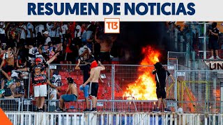 Balances tras graves incidentes en partido entre Colo Colo y Huachipato Noticias 12 de febrero [upl. by Amikahs]