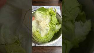 Iceberg Lettuce Vegetable Cutting Skills cuttinggarden cuttingfruit cuttingskills [upl. by Ty765]