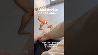 ⏩ Dica pra DOR no JOELHO🦵🏽 do Método SPO reflexologia Podal [upl. by Gerrilee]