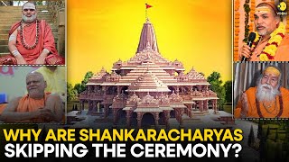 Ram Mandir inauguration Why are all four Shankaracharyas not attending the Ayodhya ceremony [upl. by Aicel]