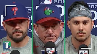 Kyle Schwarber Rob Thomson amp Orion Kerkering ON Phillies HOPING to BEAT the Mets at HOME [upl. by Yenots]