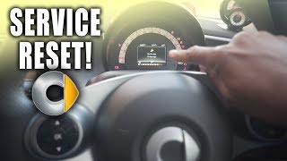 Smart ForFour Prime Edition 2017 453  Reset Service Spanner Light [upl. by Maddocks290]