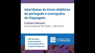 Intertítulos de livros didáticos deportuguês e concepções de linguagem [upl. by Menides304]