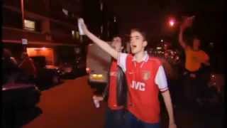 Arsene Wengers Magic Hat Chant FA CupPremiership Double [upl. by Ellerrad]