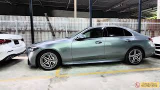 Unreg 2022 Mercedes Benz C200 Avantgarde AMG Line  Fully Loaded  18K Mileage Only [upl. by Marijane]