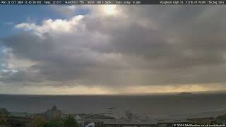 21 October 2024  Kinghorn WeatherCam Timelapse [upl. by Leaper]