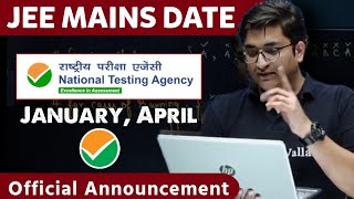 NTA Announced JEE MAINS DATE 🤯 JEE MAINS 2023 Date  Sachin Sir on JEE MAINS Date  PhysicsWallah [upl. by Beau]