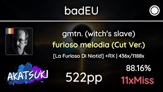 1727⭐ Relax  badEU  gmtn  furioso melodia La Furioso Di Niotid RX 8816 522pp 11❌ [upl. by Eelarual206]