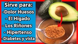 Semilla de Aguacate 🥑 Beneficio 100  natural para tu salud [upl. by Rosenstein183]