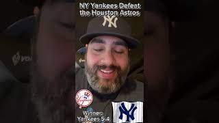 Yankees Regular Season Game 1 Post Game Recap 3 Outs 32824 New York Yankees vs Houston Astros [upl. by Aivataj]