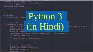 1Introduction to Python  Hindi [upl. by Ahsiemaj]