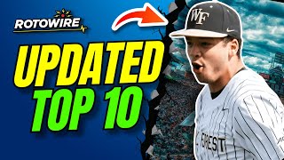 10 MLB Draft Takeaways II Updated Baseball Rookie Rankings [upl. by Inami586]