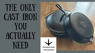 The Only Two Pieces Of Cast Iron You ACTUALLY Need [upl. by Perdita]