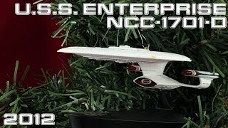 Day 12 Hallmark USS Enterprise NCC1701D 2012 Ornament [upl. by Ahsiea]