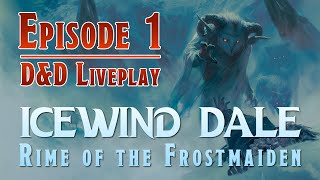 Icewind Dale Rime of the Frostmaiden  Episode 1 [upl. by Sesylu]