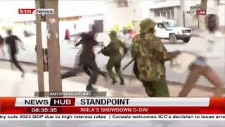 Heavy security presence outside KICC ahead of Azimio demos [upl. by Light559]