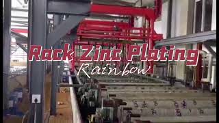 Introduction of Rainbow Rack Zinc Plating Production Line [upl. by Avat]