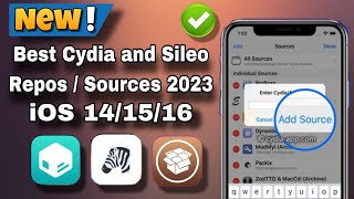 Best Cydia and Sileo Repos  Sources 2023 supports iOS 141516 [upl. by Ydorb286]