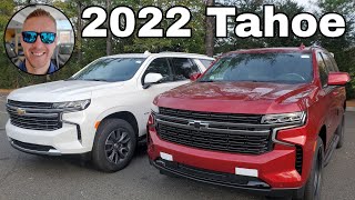 2022 Chevrolet Tahoe LT amp RST  Whats the difference [upl. by Annam809]