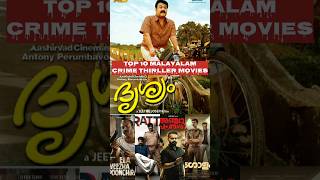 💥TOP 10 MALAYALAM SUSPENCE CRIME THIRLLER MOVIES💥 [upl. by Emiline]