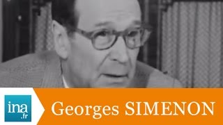 Georges Simenon quotLe Chatquot  Archive INA [upl. by Cudlip]