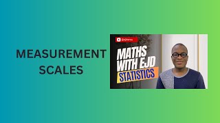 2 Measurement Scales Nominal Ordinal Interval Ratio [upl. by Tra634]