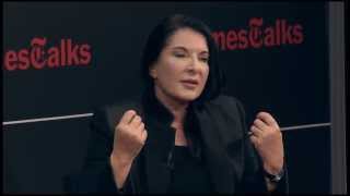 Marina Abramovic  Interview pt 3  TimesTalks [upl. by Ibocaj]