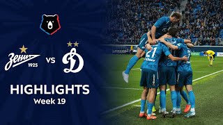 Highlights Zenit vs Dynamo 30  RPL 201920 [upl. by Reimer]