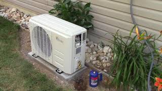 Senville Mini Split AC Heat Pump Installation [upl. by Allbee]