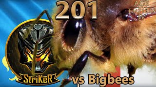 StriKeR 🇩🇪 Franzosen vs Bigbees 🐝 Engländer  Age of Empires 4  Cast 201 Deutsch4K [upl. by Ynneh]