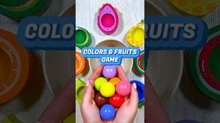 Color Sorting and Fruits for Toddlers  Educational Activities for Toddlers shorts [upl. by Ninahs]