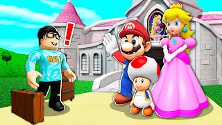 Adopted By MARIO Family Roblox [upl. by Rox]