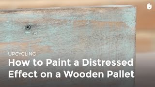 Learn how to Distress Wood  Upcycling [upl. by Aloel769]