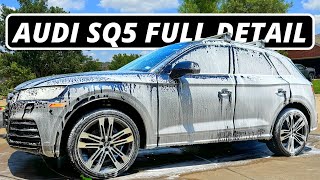 Audi SQ5 Full Car Detail Satisfying Detailing ESA Details [upl. by Yahsram]