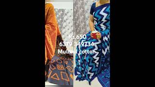 mulmul cottonsareesdesigner sarees GMboutique 6379 349 734 [upl. by Aileda]