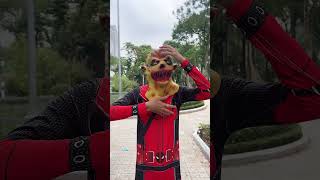 Deadpool prank on Super Heroes spideylife [upl. by Tobie]