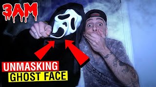 UNMASKING SCREAM CALLING GHOSTFACE ON FACETIME AT 3AM CHALLENGE GONE WRONG ALMOST DIED [upl. by Ailuig726]