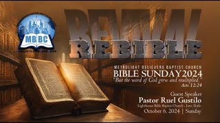 MBBC  BIBLE SUNDAY  October 6 2024 [upl. by Butler911]