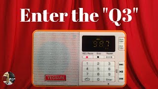 Tecsun Q3 FM Stereo  Recorder  MP3 Portable Radio Review [upl. by Ynnav814]