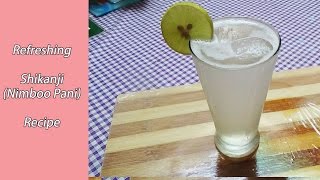 Shikanji Nimbu Pani RecipeRefreshingHealthyCoolEast amp Instant at Home [upl. by Hebert]