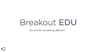 Introducing Breakout EDU [upl. by Innis]