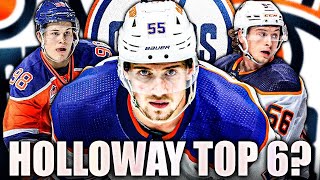 Dylan Holloway STEALING An Oilers Top 6 Spot Jesse Puljujarvi Trade Soon Edmonton NHL News Today [upl. by Allebara]