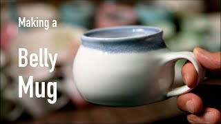 Throwing and Trimming a Belly Mug with a Flared Rim  ASMR [upl. by Ilysa]